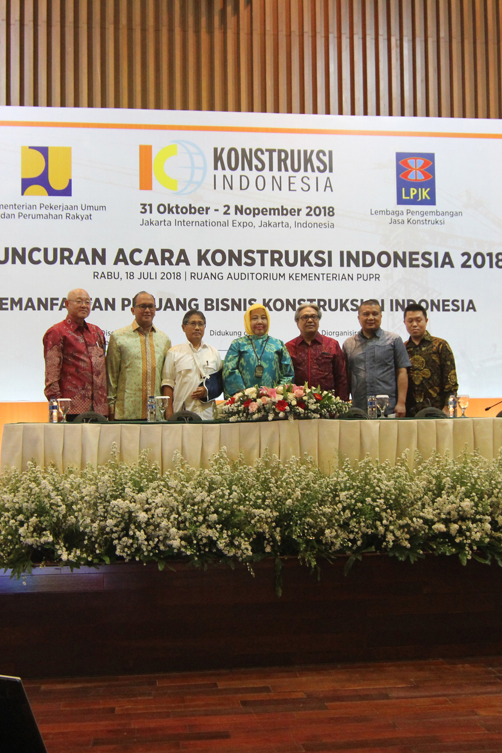 Launching KONSTRUKSI INDONESIA 2018